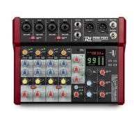 Power Dynamics PDM-Y601 6 Channel PA Mixer with Built-in DPS Effects, Bluetooth and USB MP3 Music Mixing