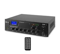Power Dynamics PPA502 100V Mixer Amplifier Bluetooth & USB 2 Zone Music System