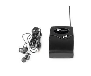 Power Dynamics TG40R Wireless Tour Guide System Receiver, Digital UHF Audio Beltpack with Earphones, 50m Range, Lightweight Portable Design for Tours, Guided City Walks, Museums, Conferences