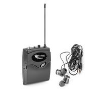 Power Dynamics TG40R Wireless Tour Guide System Receiver, Digital UHF Audio Beltpack with Earphones, 50m Range, Lightweight Portable Design for Tours, Guided City Walks, Museums, Conferences