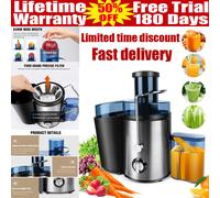 Power Electric Juicer Fruit Veg Blender High Juice Extractor Citrus Machine