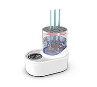 Power Electric Makeup Brush Washer with Plug in and Rechargeable Option for Flexible Home Travel Use Electric Makeup Brush Portable Deeply Easy Disassemble