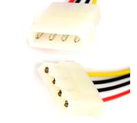 kenable Power Extension Cable 4 pin LP4 Molex Male to Female 12cm
