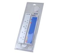 Status® S4W2M2XUSB1PK4 Extension Lead 240V 4-Gang + 2 Usb 13A 2M White