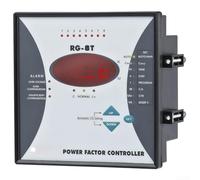 Power Factor Controller RG-6T RG-8T RG-12T 220V 12-Level Adjustment Auto Manual Mode Digital Display For Capacitor Bank Compensation(RG-8T)