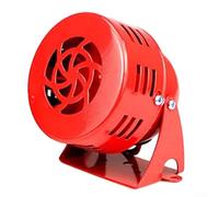 Power Failure Alarm Siren with Motor Driven Loud Sound Producing 110 Decibel Volume Operates on AC110V DC12V DC24V for Industrial Environments (DC 24V)