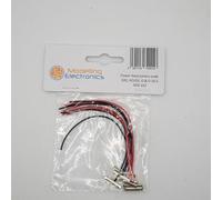 Power feed joiners - for Code 100 rail HO / OO / O / O-16.5 new 4 pairs Metal conducting wired rails joiners. 100mm wire on each 4 x pairs