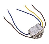 Power Filter CW1B-L EMI Suppression Filter 250 V for Audio and Industry, Wire Connection, Options 3A/6A/10A (CW1B-3A-L)
