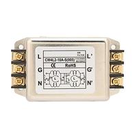 Power Filter Module, 115V/250V 10A 50/60Hz Single/Dual Pole Single-Phase Power Line EMI Filter Terminal for Most Digital Devices