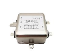 Power filter XAL-20-A3 single phase 220V 10A 20A anti-electromagnetic interference filter(XAL-20-A3 20A)