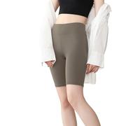 POWER FLOWER Women’s Sports Bottoms Yoga Pants Athletic Running Gear Workout Tights Gym Activewear (LY182-Coffee, S-M)