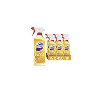 Power Foam Citrus Blast bleach-free toilet & bathroom cleaner upside down spray - Eliminates 99.99%* of germs - 6 x 450 ml