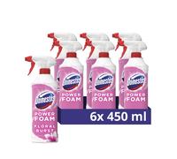 Power Foam Floral Burst Toilet & Bathroom Cleaner Spray sprays upside down & eliminates 99.99% of germs* multi purpose cleaner for cleaning inside