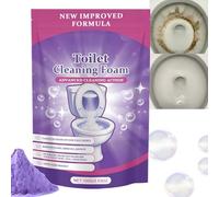 Power-Foaming Toilet Cleaner,Foaming Toilet Bowl Cleaner Limescale Remover Powder,Fiz/zclean Toilet Cleaning Foaming Powder,for Deep Fresh Cleaning,Remove Dirt and Bad Odour,Bath Cleaner,Odorless