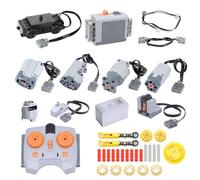 Power Functions Motor Set Binghe Servo Motor Power Function 45-Piece Electric Toy Motor Set with Servo Motor, M/L/XL Mo-tor, Pull Motor, 2.4G Remote Control, Battery Box, 2.4G Receiver