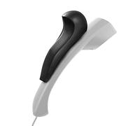 Power Gear Telephone Shoulder Rest, Hands Free Phone Conversations, Designed for Comfort, Strong Adhesive, Ergonomic Design, Black, 27636