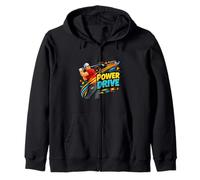Power Golf Swing Dynamic Athlete Sport Energy Zip Hoodie