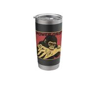 Power Grip Baby Gorilla Biting Comic Art Stainless Steel Insulated Tumbler