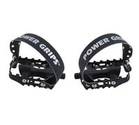 Power Grips Sport Pre-Assembled Strap/Pedal Kit, Black