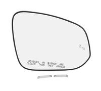 Power Heated Mirror Glass With Turn Signal Clear View Defogging Defrosting Long Lasting Use 2016 2021 ABS Plastic Glass (Right Side)