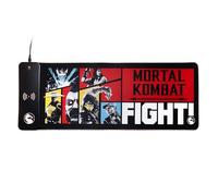 Power Idolz Mortal Kombat XL RGB Gaming Mat with 15W Wireless Charger | Customizable LED, Anti-Slip, Spill-Resistant