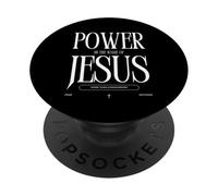 Power In The Name Of Jesus More Than Conquerors Fear Nothing PopSockets Adhesive PopGrip