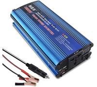 Power Inverter 1200W, Modified Sine Wave DC 12V/24V/36V/48V/60V/72V to AC 220V/230V Converter with USB Port for Cars, Caravans, Boats, Camping, Travel