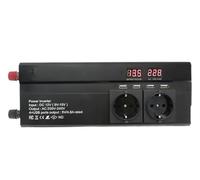 Power Inverter 12v 220v 2600W 2000W 1500W Auto Car Inveter 4USB Modified Sine Wave Power Transformer(12V 1500W EU Red)