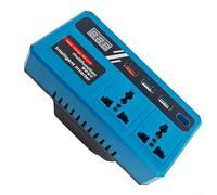 Power Inverter 12V to 220V for Car, DC to AC Smart Converter with 11W Capacity, Portable Compact Design for Outdoor Adventures, Compatible with Vehicle Battery