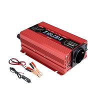 Power Inverter 1500W/2000W/2600W Car Inversor DC12V To AC220V EU Socket Voltage Converter(1500W peak red)