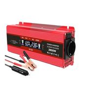 Power Inverter 1500W/2000W/2600W Car Inversor DC12V To AC220V EU Socket Voltage Converter(2600W peak red)