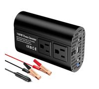 Power Inverter 1500W Modified Wave Inverter 110V With LCD Display Suitable For Automotive Mobile Type-C Interface(1500W110V US-BLACK)