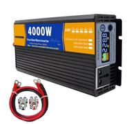 Power Inverter 3000W/4000W/5000W/6000W/8000W 12V DC to 110V/220V AC Converter with AC Outlets for RV Solar System Car