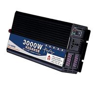 Power Inverter 3000W 4000W 5000W Pure Sine Wave Inverter DC 12v 24v 48v 60v to AC 220V-220v with AC Outlets and LCD Display Suitable for Camping (60v 3000W)