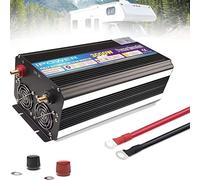 Power Inverter 3000W/6000W DC 12V to AC 230V 240V Converter Modified Sine Wave Inverter with Soft Start Voltage Display 2 Universal Sockets USB Port Inverter for Car Caravan Camping Boat