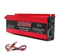 Power Inverter 3000W Sine Wave Adapter with AC Outlets for Home, Vehicles, RV, and Truck
