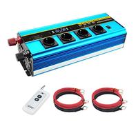 Power Inverter 3200W 5000W 8000W Peak DC 12V 24V to AC 230V 240V Converter with Smart Digital Display Screen and Remote Control for Car Caravan Camping Boat,8000W-12V