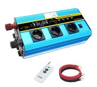 Power Inverter 3200W 5000W 8000W Peak DC 12V 24V to AC 230V 240V Converter with Smart Digital Display and Remote Control for Car, Caravan, Camping, Boat