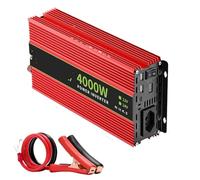 Power Inverter Modified Wave Inverter 4000W Vehicle-mounted Power Converter BR Socket 110V60HZ(24V4000W220V-TYPEC)