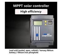 Power Inverter, MPPT Solar Charge Controller 12V24V 20A 30A Aphotovoltaic Panel Buck Charging Power Generation Automatic Conversion Solar System(10A12V24V Bluetooth)