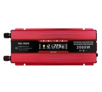Power Inverter Sine Wave Inverter DC12V/24V To AC110V 500W/1200W/2000W Portable Mobile Power Converter(1200W24V)