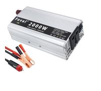 Power Inverter Smart 2000W Power Inverter DC12V AC220V 50Hz/60Hz Car Voltage Converter Universal Socket Solor For RV Phone Home USE(Silver 2000W 50Hz UN)