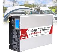 Power Inverter Transformer 5000w/6000w/8000w Pure Sine Wave Inverter Dc 12v 24v 48v 60v to Ac 110v-220v Power Inverter for Home Car 4000W-48V