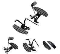 POWER JAMES Black Foot Board Floorboard Pedal Forward Control Kits Fits for Harley Davidson 2018-2024 Street Bob, Low Rider S ST, FXDR 114, Softail Standard