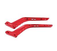 POWER JAMES CNC-Cut Aluminum Rear Fender Support Bracket, Left and Right Struts Compatible with Harley Davidson Fat Bob FXFB/S 2018-2026 (Red)