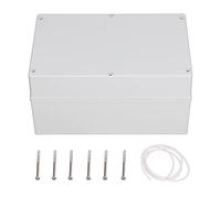 Power Junction Box ABS Enclosure DIY Electronic Project Plastic Case 240x160x120mm Flame Retardant IP65 Rated Electrical Enclosure for Indoor Outdoor Electrical Equipment