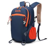 POWER KING Lightweight Hiking Backpack with Rainproof Cover 30L Foldable Travel Rucksack Bag for Women Men Outdoor Casual Daypack for Student, Fit for 15.6 inch Laptop (Navy Blue, 30L)