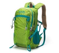 POWER KING Lightweight Hiking Backpack with Rainproof Cover 30L Foldable Travel Rucksack Bag for Women Men Outdoor Casual Daypack for Student, Fit for 15.6 inch Laptop (Grass Green, 30L)