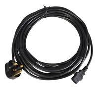 Power Lead IEC -13 Amp Plug - Kettle Style Connector 10M Long 10 Amp Fuse