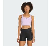 Adidas Power Low Support Sports Top Purple M Women